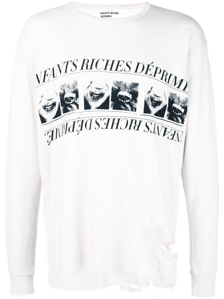 Enfants Riches Déprimés Logo Print T-shirt - Neutrals