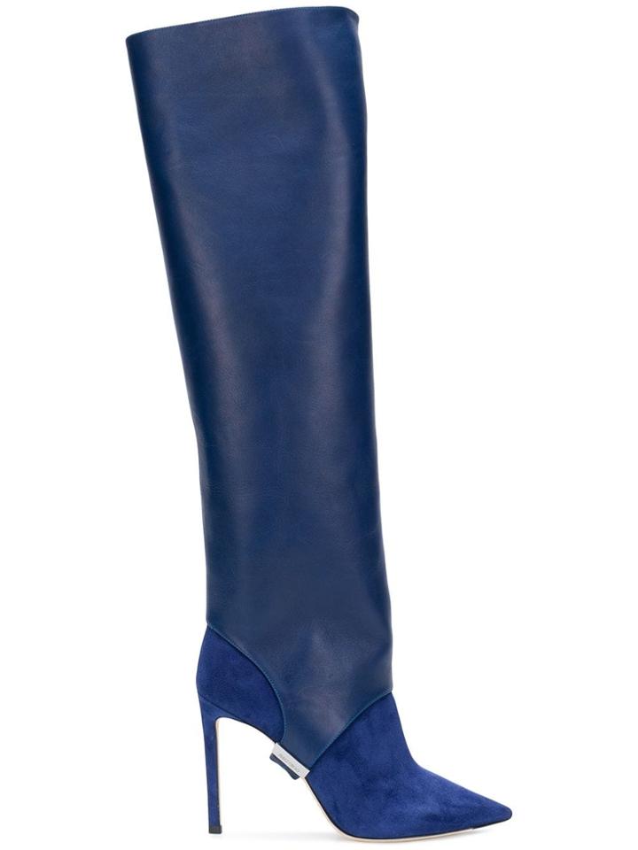 Jimmy Choo Hurley 100 Boots - Blue