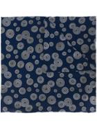Golden Goose Deluxe Brand Swirl Embroidered Scarf - Blue