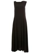 Ann Demeulemeester Asymmetric Draped Dress, Women's, Size: 38, Black, Nylon/spandex/elastane/virgin Wool