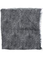 Faliero Sarti - Plaid Print Scarf - Women - Silk/modal - One Size, Black, Silk/modal