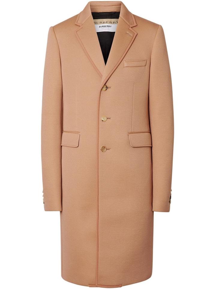 Burberry Neoprene Tailored Coat - Neutrals