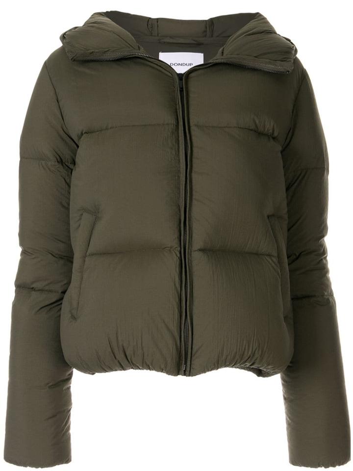 Dondup Hooded Padded Jacket - Green
