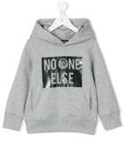 Diesel Kids - No One Else Sweatshirt - Kids - Cotton - 8 Yrs, Boy's, Grey