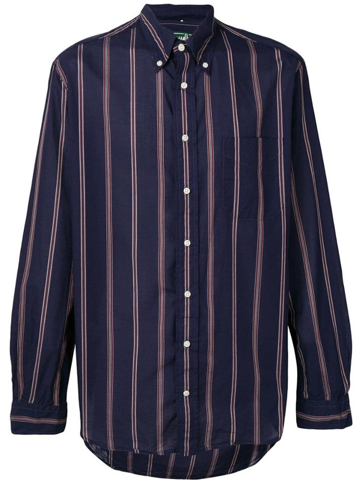 Gitman Vintage Striped Shirt - Blue