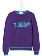 Alberta Ferretti Kids Teen Thursday Sweater - Purple