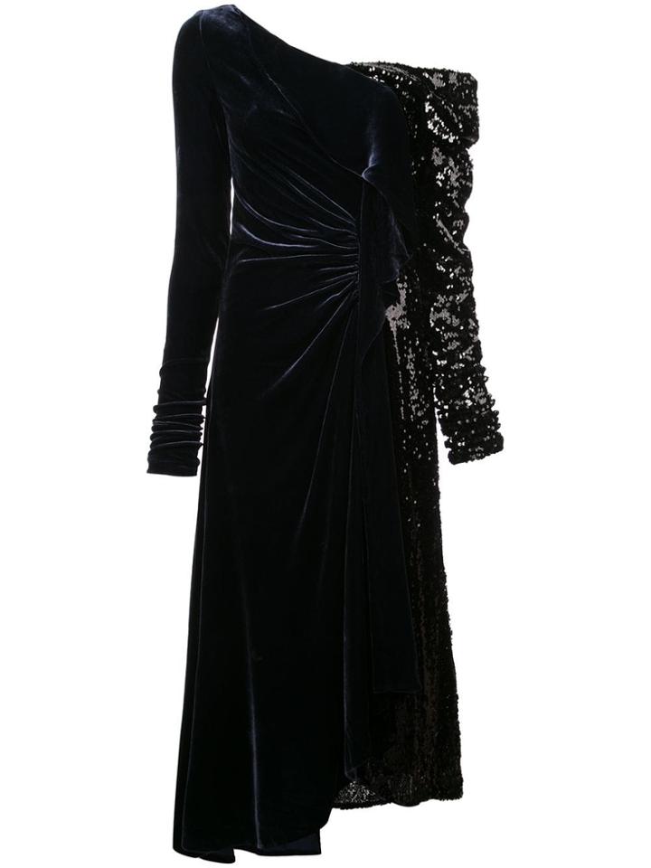 Monse Side Slit Dress - Blue