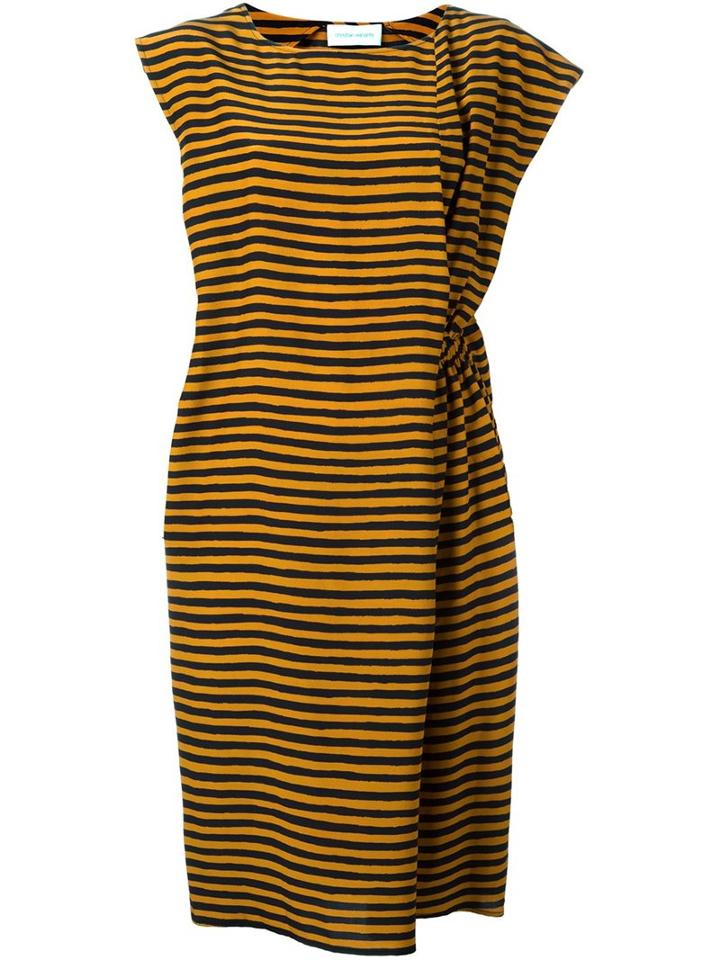 Christian Wijnants 'davisa' Dress, Women's, Size: 36, Yellow/orange, Silk/viscose