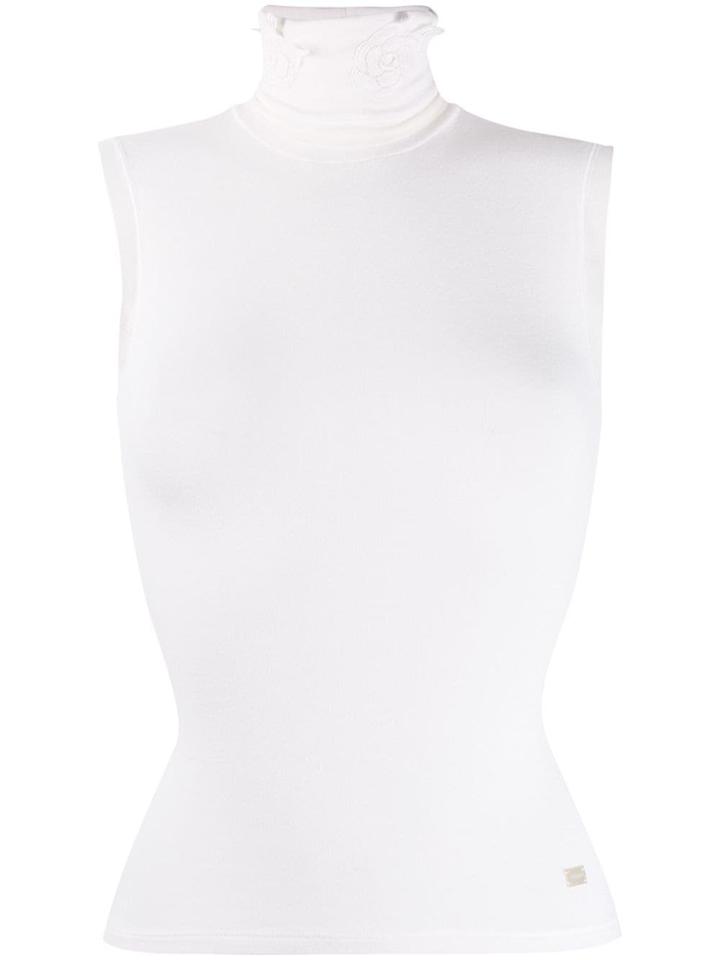 Chanel Vintage 2004's Turtleneck Blouse - White