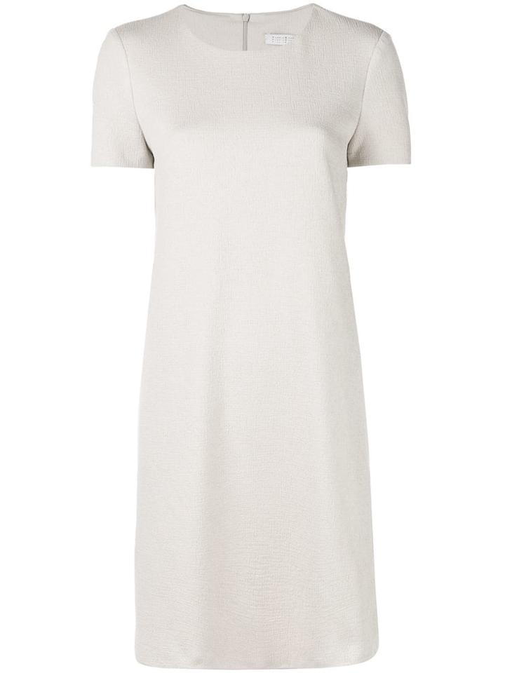 Harris Wharf London Midi Shift Dress - Neutrals