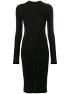 Maison Margiela Ribbed Knit Dress - Black