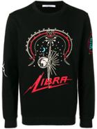 Givenchy 'libra' Print Sweatshirt - Black