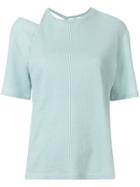 G.v.g.v. Cut-out Waffle T-shirt - Green