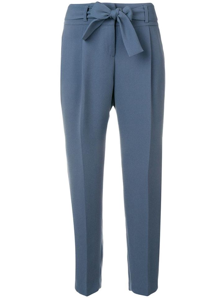 Cambio High Waisted Trousers - Blue