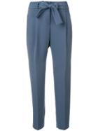 Cambio High Waisted Trousers - Blue