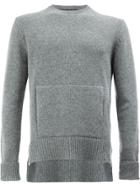Universal Works Textured Knit Jumper - Blue