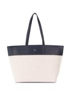 A.p.c. Mixed Fabric Tote - Blue