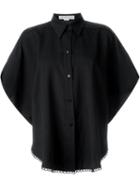 Stella Mccartney Bat-wing Sleeve Blouse, Women's, Size: 38, Blue, Cotton/cupro