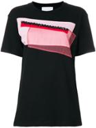 Koché Colour-block T-shirt - Black
