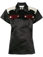 Calvin Klein 205w39nyc Front Pin Pockets Blouse - Black