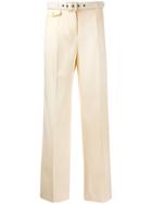 Givenchy Belted Straight Trousers - Neutrals