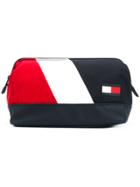 Tommy Hilfiger Striped Zipped Wash Bag - Multicolour