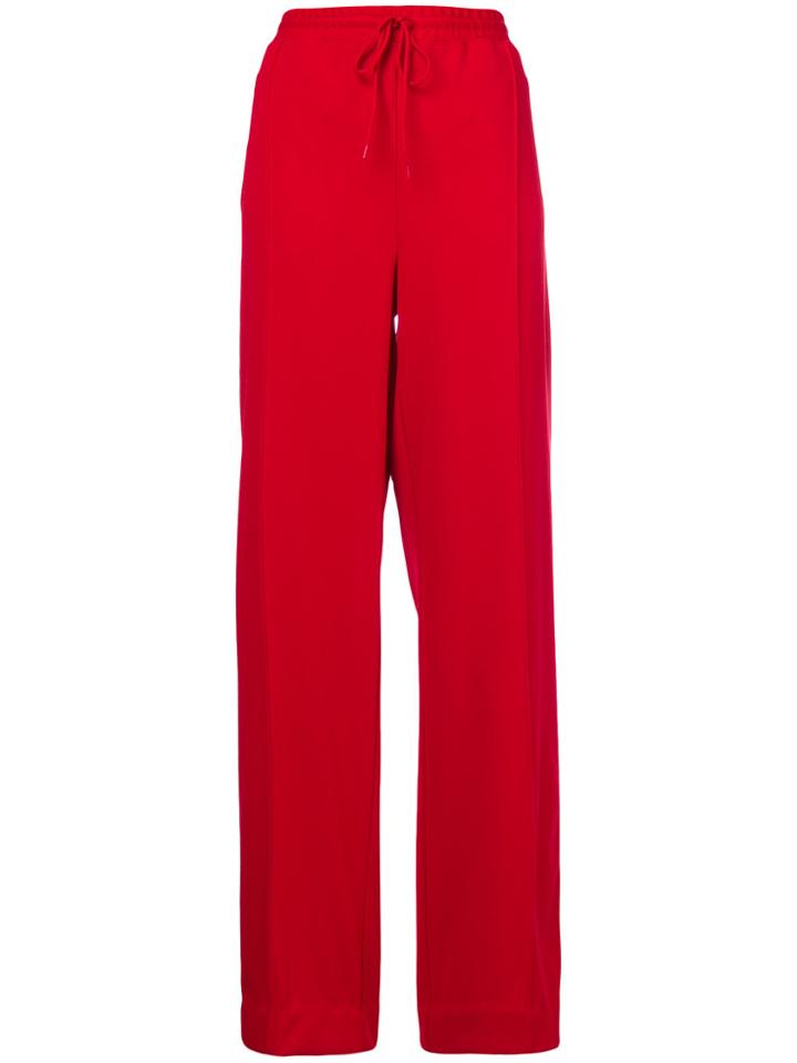 Area Wide Leg Trousers - Red