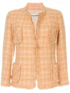 Junya Watanabe Comme Des Garçons Vintage Checked Tweed Jacket - Pink