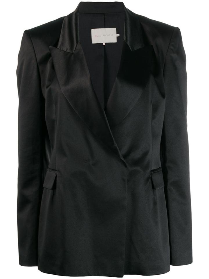 L'autre Chose Double-breasted Blazer - Black