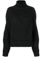 Thom Krom Chunky Knit Jumper - Black
