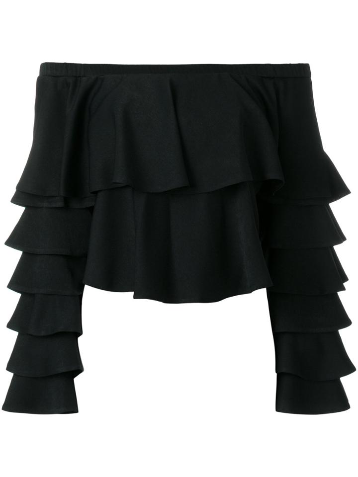 Almaz Off-the-shoulder Blouse - Black