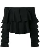 Almaz Off-the-shoulder Blouse - Black