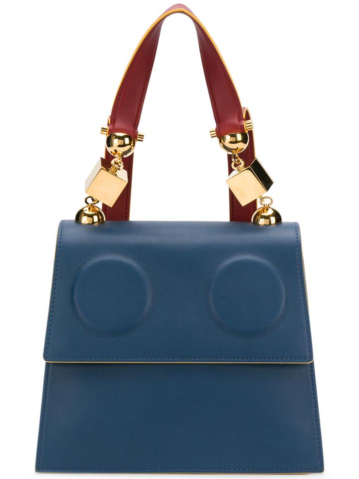 Marni Structured Shoulder Bag - Blue