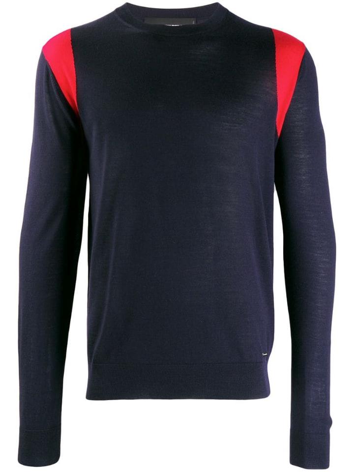 Dsquared2 Intarsia-knit Jumper - Blue
