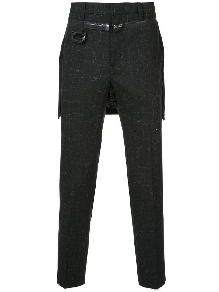 Undercover Removable Skirt Trousers - Black