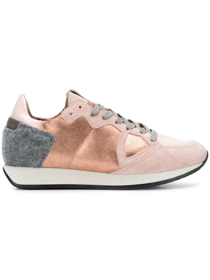 Philippe Model Monaco Sneakers - Nude & Neutrals