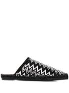 Castañer Flat Ross Mules - Black