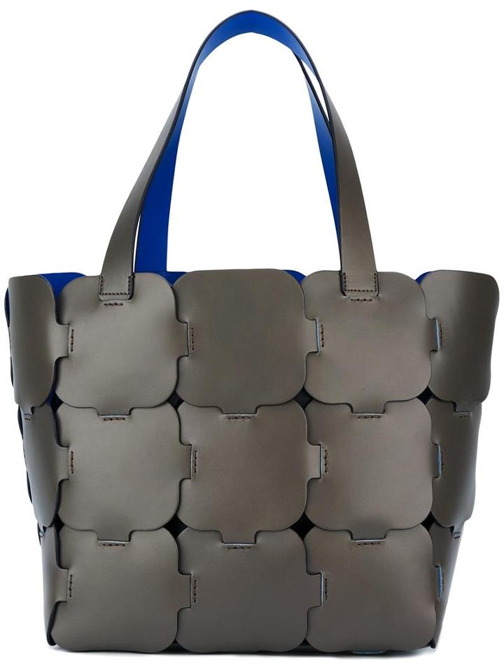 Paco Rabanne 'cabas' Tote, Women's, Grey