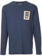 Kent & Curwen Three Lions Rugby Sweatshirt - Blue