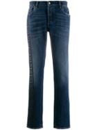 Versace Collection Skinny Logo Jeans - Blue