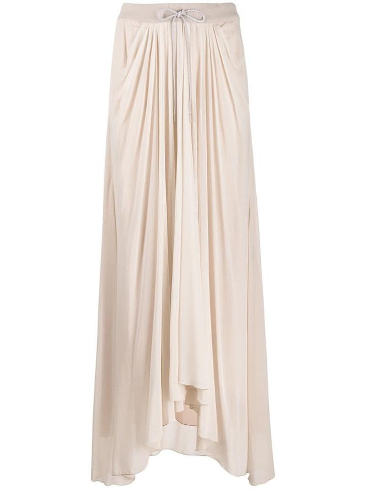 Fabiana Filippi Pleated Maxi Skirt - Neutrals