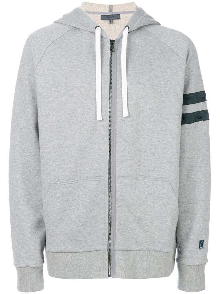 Lanvin Stripe Detail Hoodie - Grey