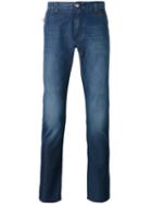Isaia - Faded Slim Fit Jeans - Men - Cotton - 48, Blue, Cotton