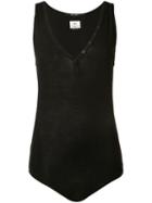 Ksubi - V-neck Tank Top - Women - Spandex/elastane/rayon - Xs, Black, Spandex/elastane/rayon