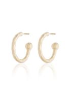 Laud 18k Gold Hoop Earrings