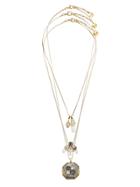 Camila Klein Pendant Triple Necklace - Metallic