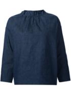 Atlantique Ascoli Gathered Neck Blouse