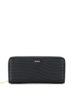 Furla Swing Zip Around Purse - Black