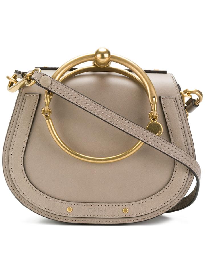 Chloé Nile Shoulder Bag - Grey