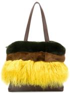 P.a.r.o.s.h. Panelled Tote - Green